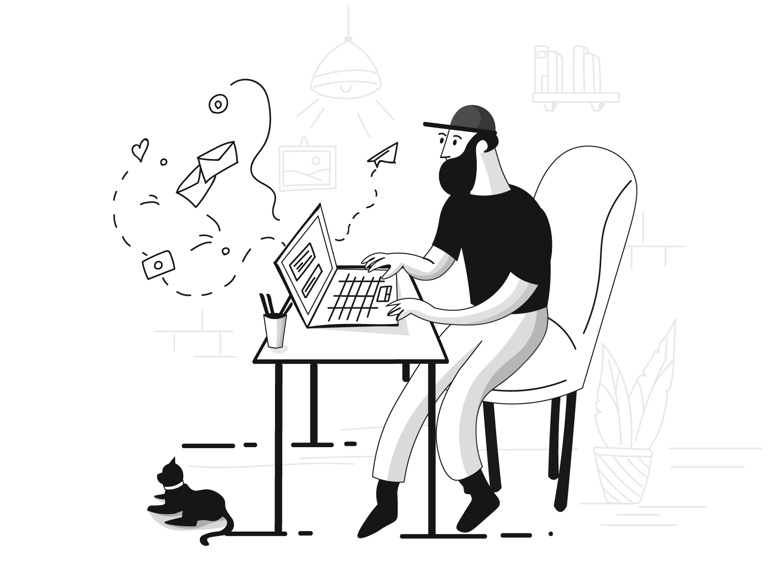 working illustration